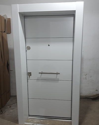 Beyaz Kompozit Villa Kapısı Daire Kapısı Dış Mekana Uygun Daire Kapısı