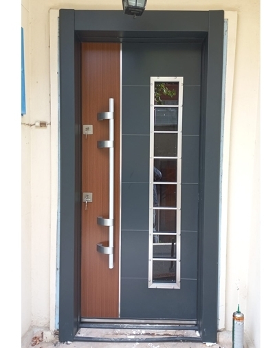 Camlı Dış Mekan Kompozit Villa Kapısı 