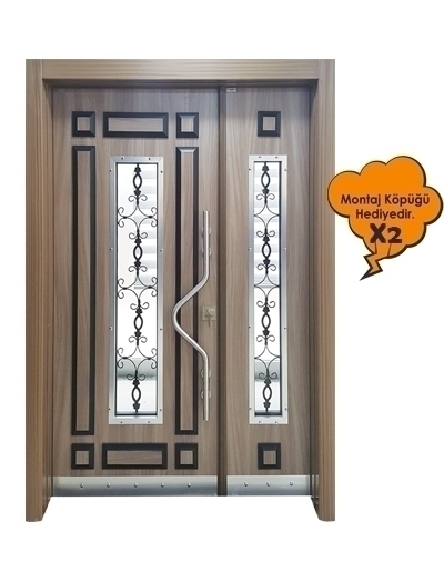 Tezdoor0143 Tanganika-Kabartma Model Bina Giriş Kapısı