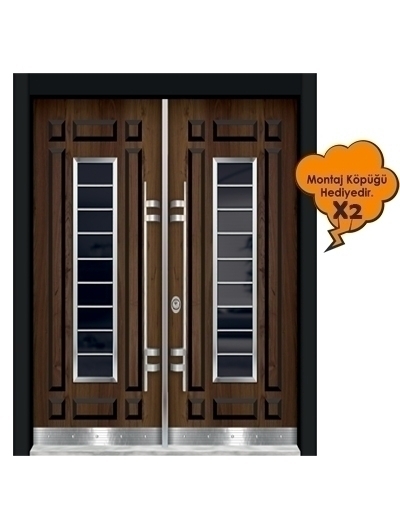 Tezdoor0155 Saruhan-Kabartmalı Model Bina Giriş Kapısı