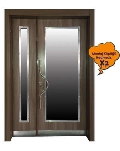 Tezdoor0164 Tanganika Düz Model Bina Giriş Kapısı Modeli