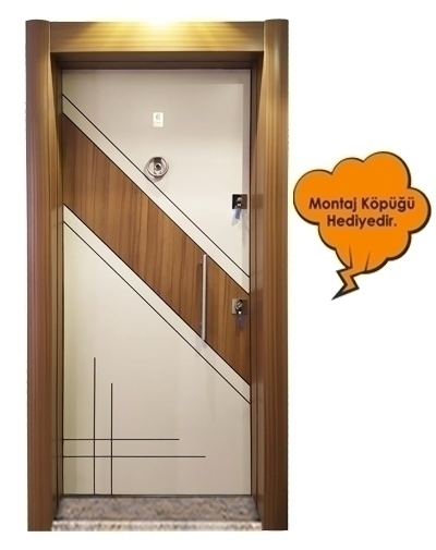 Tezdoor 2578 Eskitme Kasalı Düz Model Çelik Kapı