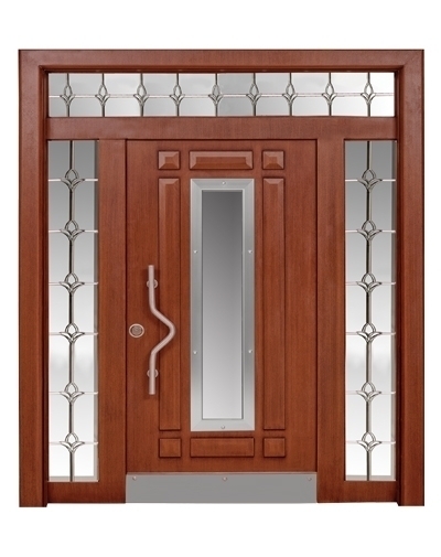 TEZ0167 Kızıl-Kabartmalı Model Bina Giriş Kapısı