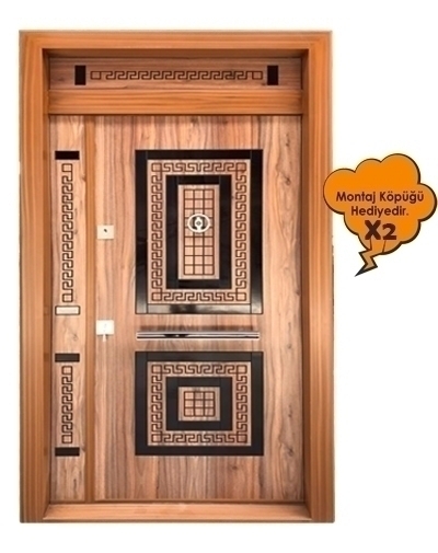 Tezdoor 0168 ABD Düz Model Bina Giriş Kapısı