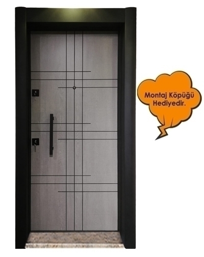 Tezdoor 1532 Statik Kasa Düz Model Çelik Kapı