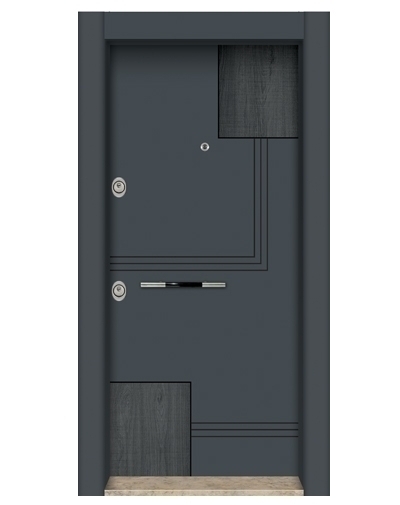 Tezdoor 1595 Statik Kasa Düz Model Çelik Kapı