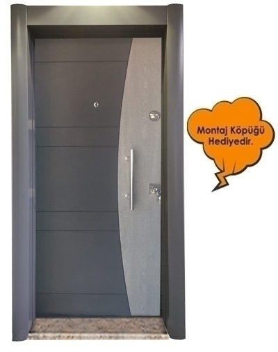 Tezdoor 1597 Statik Kasa Düz Model Çelik Kapı