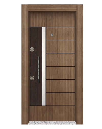 Tezdoor2584 Eskitme Kasalı Düz Model Çelik Kapı