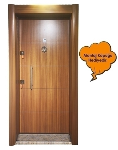 Tezdoor2660 Eskitme Kasalı Düz Model Çelik Kapı